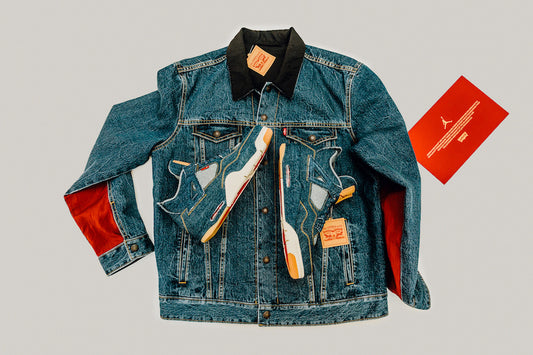 Nike's 1st Collaboration of 2018 - Levis x Jordan 4