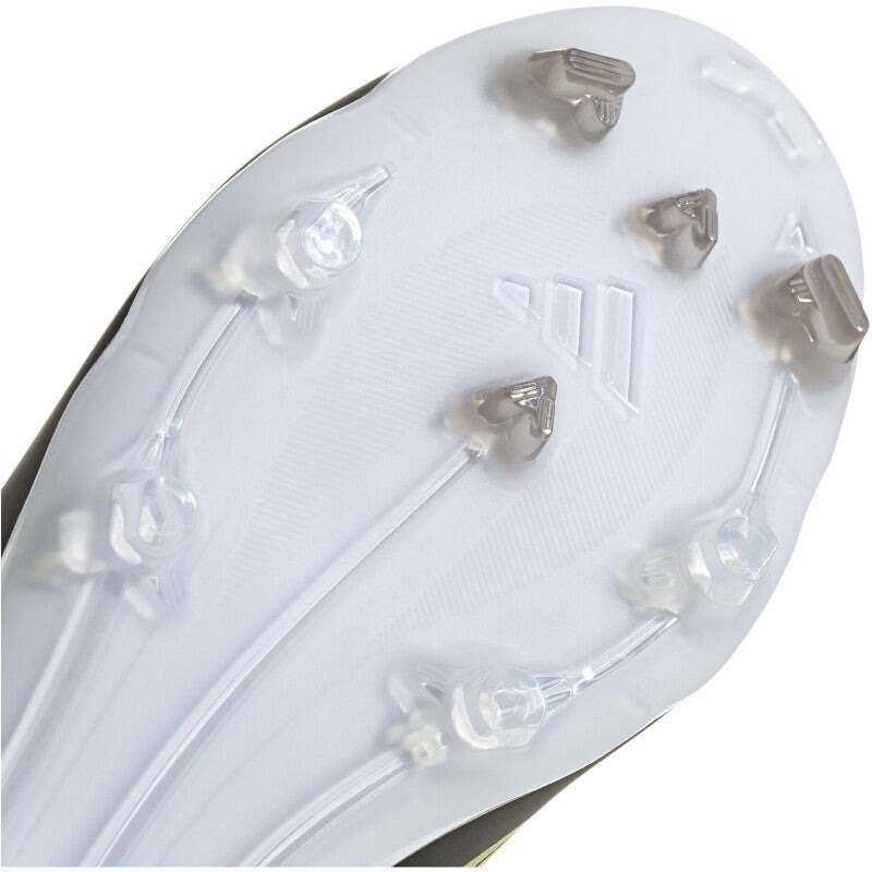 Adidas F50 League FG/MG Men's Soccer Cleats Gold Metallic Black Multi Ground Football Boots - Adidas