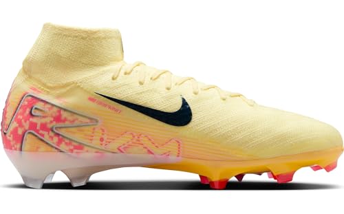 Nike Men's Zm Superfly 10 Elite Cleats Kylian Mbappé Fg Football Boots, Lt Laser Orange Armory Navy, 12
