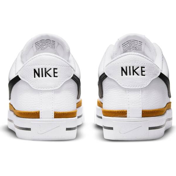 Nike Court Legacy NN Men's Size 13 Casual Sneakers White Black Desert Ochre