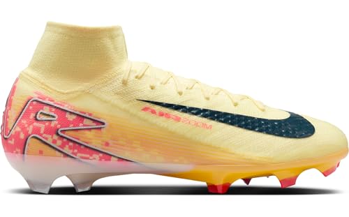 Nike Men's Zm Superfly 10 Elite Cleats Kylian Mbappé Fg Football Boots, Lt Laser Orange Armory Navy, 12