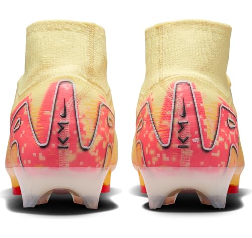 Nike Men's Zm Superfly 10 Elite Cleats Kylian Mbappé Fg Football Boots, Lt Laser Orange Armory Navy, 12