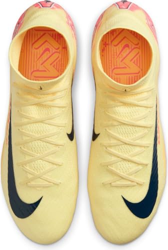Nike Men's Zm Superfly 10 Elite Cleats Kylian Mbappé Fg Football Boots, Lt Laser Orange Armory Navy, 12