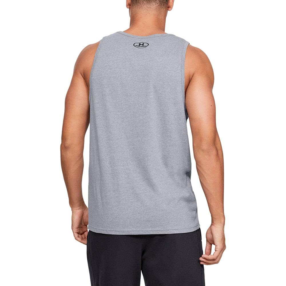 Under Armour Men's UA Sportstyle Logo Tank SM Gray