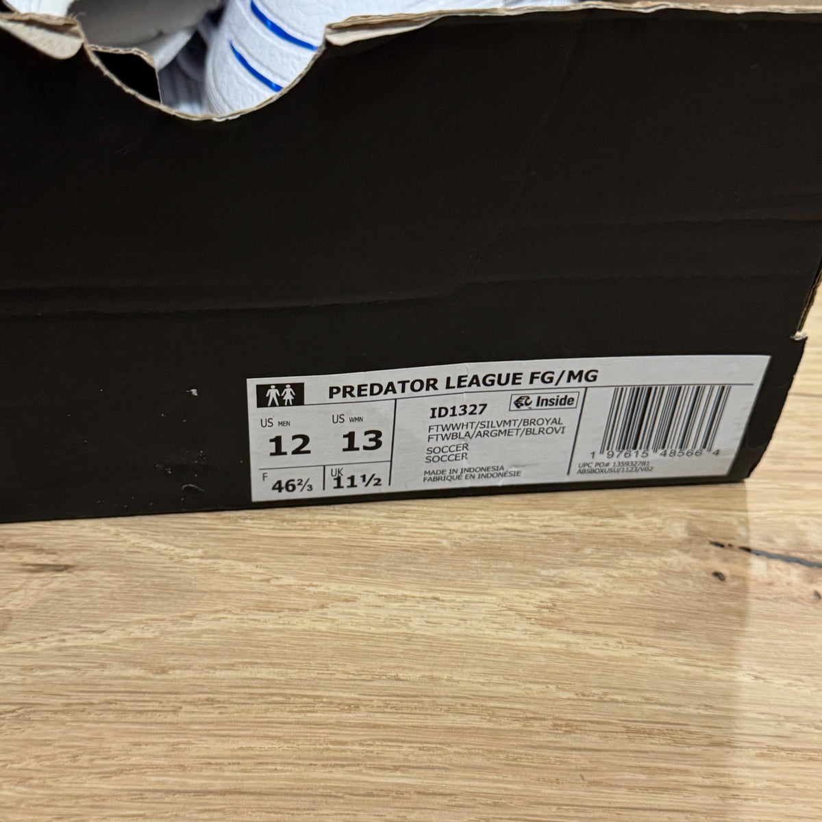 Adidas Predator League FG Soccer Cleats White Size 12.5 New