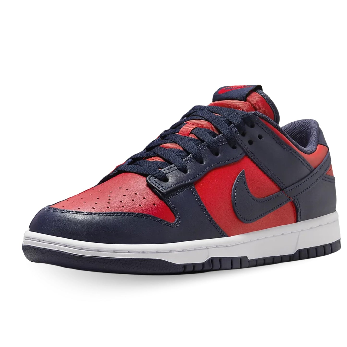 NIKE Dunk Low Retro Men's Sneaker, University Red Obsidian White, 12