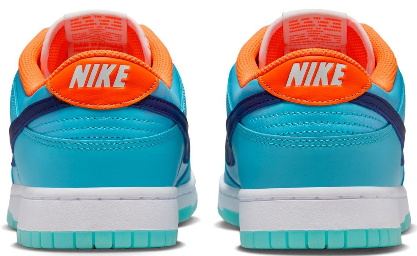 Nike Dunk Low SE Men's Shoes (HQ1538-416, Baltic Blue/Total Orange/White/Deep Royal Blue) Size 11