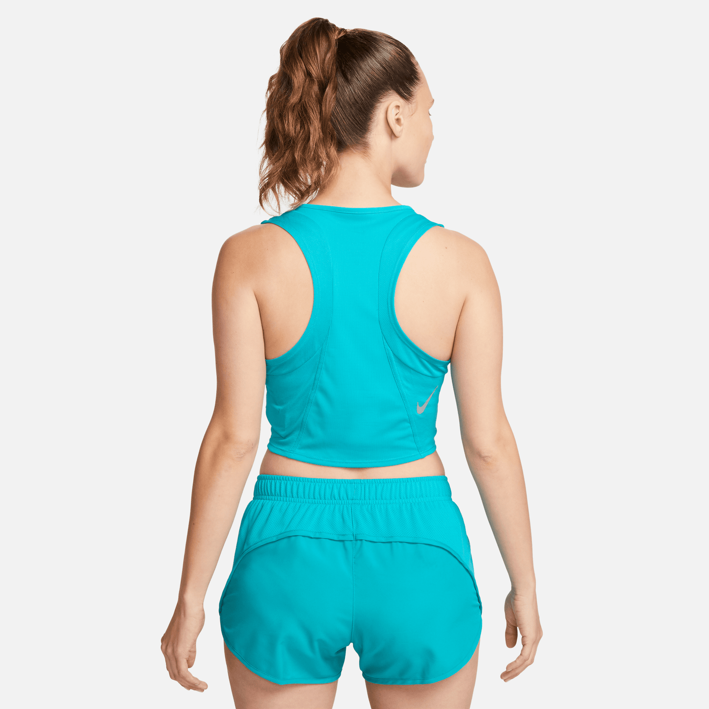 Nike Women’s Running Tank DD5921-443 - Blue Dri-FIT Crop top