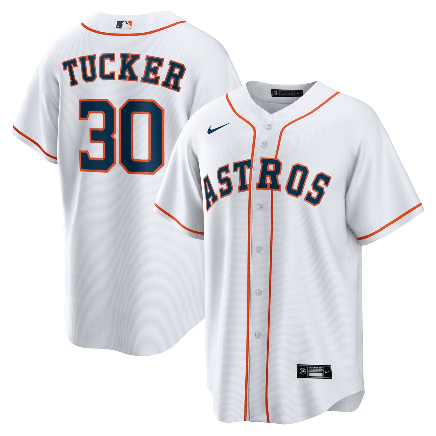 Kyle Tucker Houston Astros Nike Home Official Replica Player Jersey - White - Size S - Nike