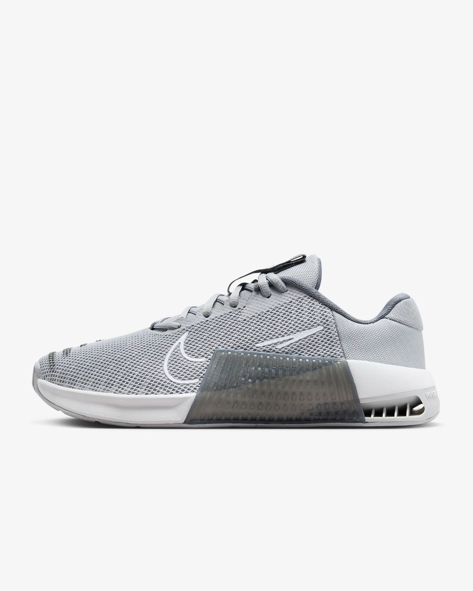 Nike Metcon 9 Men's Training Shoes Size 8 Light Smoke Grey White Gym Fitness CrossFit Sneakers - Nike
