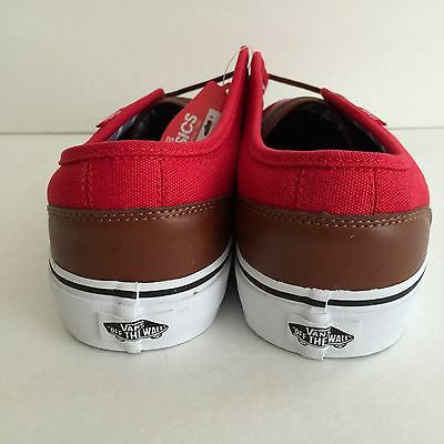 DS Vans 106 Vulcanized CL Chinese Red Stripes Size 11.5/ SIZE 12 - DOPEFOOT
 - 5