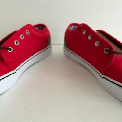 DS Vans 106 Vulcanized CL Chinese Red Stripes Size 11.5/ SIZE 12 - DOPEFOOT
 - 4