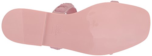 Stuart Weitzman Women's Rosita Slide Sandal, Dusty Pink TPU