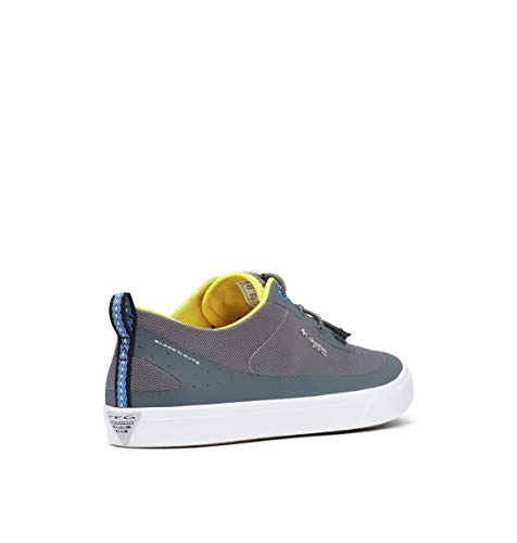 Columbia PFG Dorado CVO PFG Boat Shoe Size Size 12 - Men 176768-033 Grey Steel/Electron Yellow