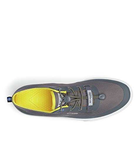 Columbia PFG Dorado CVO PFG Boat Shoe Size Size 12 - Men 176768-033 Grey Steel/Electron Yellow