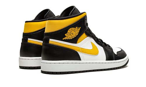Air Jordan 1 Mid White/Pollen/Black Size 11.5 - Men 554724-177