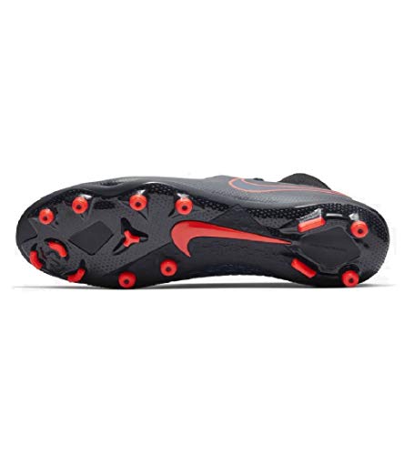 Nike Phantom VSN Academy DF FG/MG Tacos de fútbol Talla 9 Hombres AO3258-440 Obsidiana/Negro/Carmesí brillante/Azul universitario