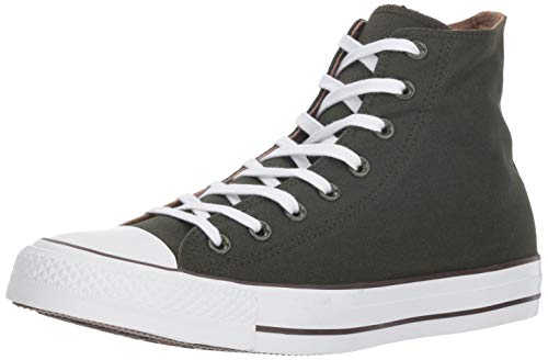 Converse Men's Chuck Taylor All Star 2018 Seasonal High Top Sneaker, Utility Green/Teak/White