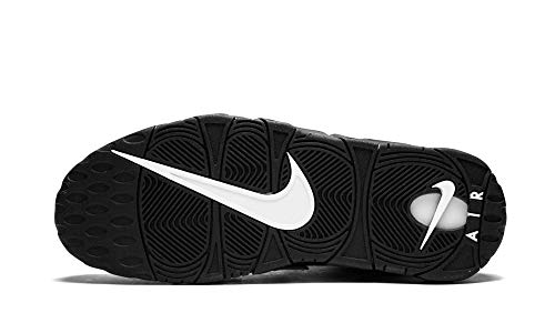 Nike Basketball Air More Uptempo Talla 8.5 - Hombre 414962-002 Negro/Blanco