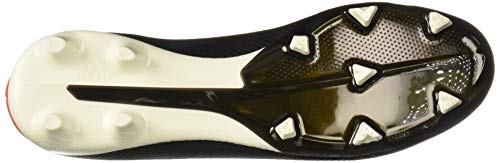adidas Men's X 18.3 Firm Ground, Black/Off White/Grey, 6.5 M US