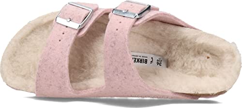 Birkenstock Women's, Arizona Wool Felt - Narrow Width Pink