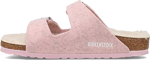 Birkenstock Women's, Arizona Wool Felt - Narrow Width Pink