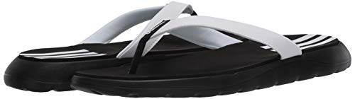 adidas Women's Comfort Flip-Flops Slide, Core Black/Footwear White/Core Black, 9 M US
