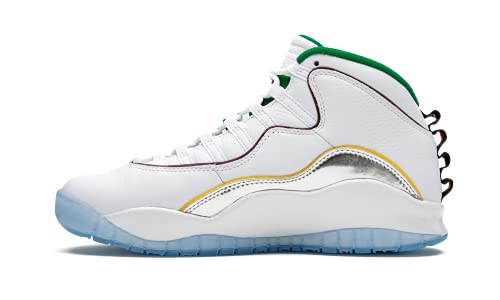 Nike Hombres Air Jordan Retro 10 Wings Talla 8 - CK4352 103 Blanco/Cromo