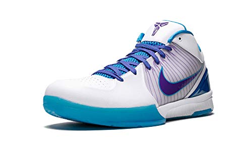 Nike Basketball Kobe 4 Protro Draft Day Hornets Size 14 - Men AV6339-100 White/Purple