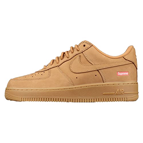 Nike Air Force 1 Low Supreme Wheat Size 8.5 Mini Box Logo - Men DN155-200