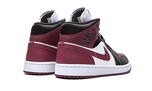 Air Jordan 1 Mid Se Gold Pendants Size 6.5 - Women Cz4385-016 Black Dark Beetroot