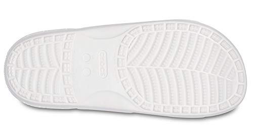 Crocs Unisex-Adult Classic Tie Dye Two-Strap Sandals, Rainbow Swirl, 6 Men/8 Women