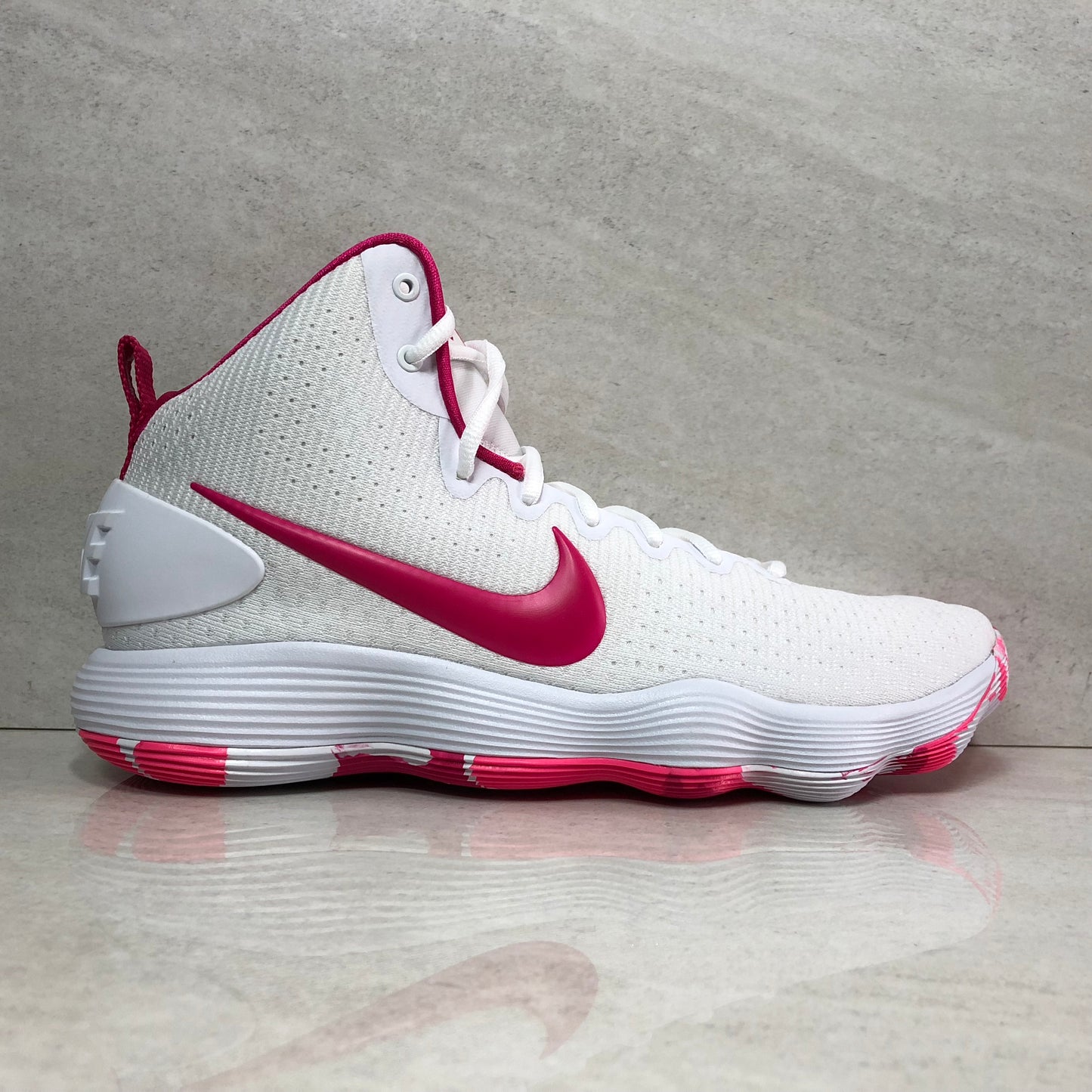Nike Hyperdunk 2017 Kay Yow -897631 100 - Men's Size 10/WMNS 11.5 White Pink