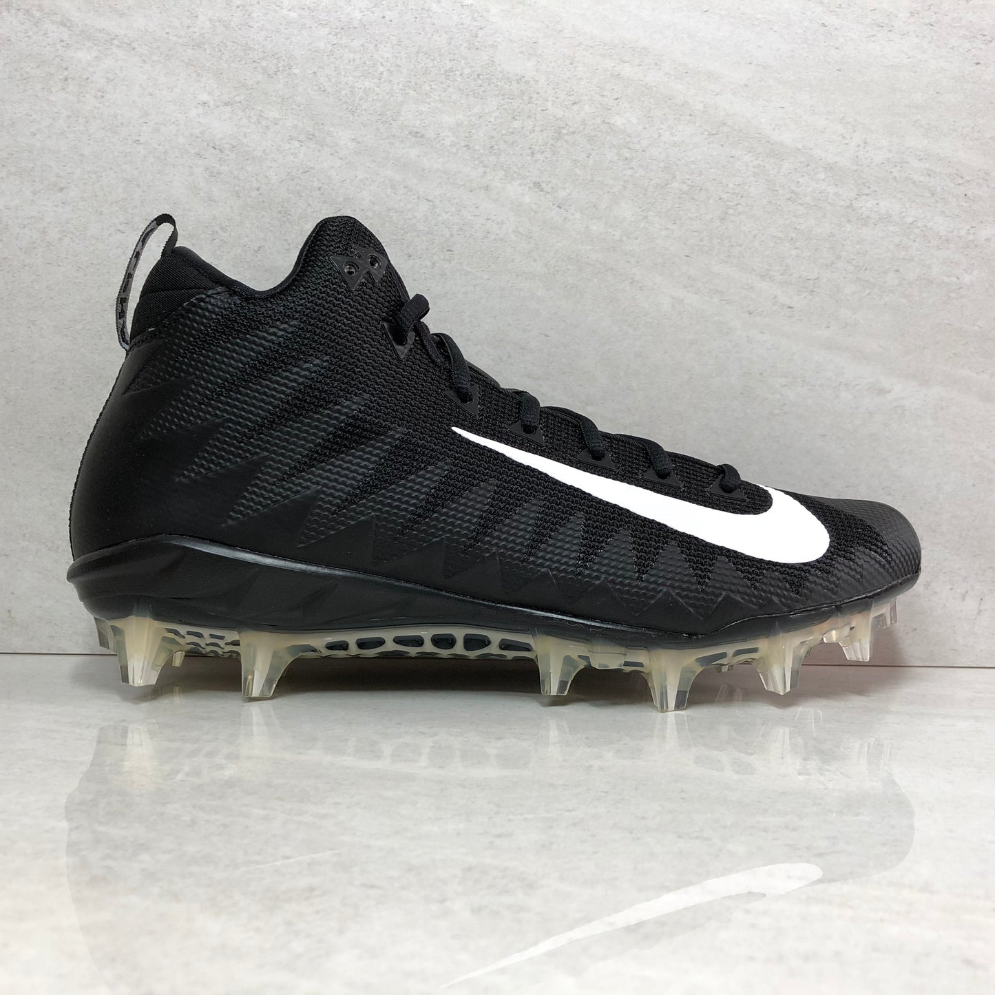 Nike Alpha Menace Pro Mid TD PF 010 Crampons de football pour homme Taille 11,5/Taille 12 Noir