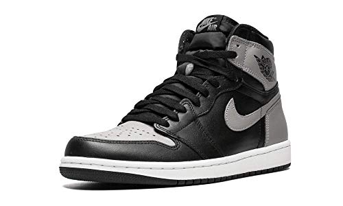 Air Jordan 1 Retro High OG Shadow Grey 2018 Size 14 - Men 555088 013 Black/White