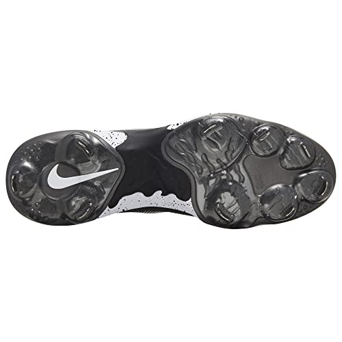 Nike Mens Alpha Huarache 3 Varsity Low Metal Baseball Cleats Black 12