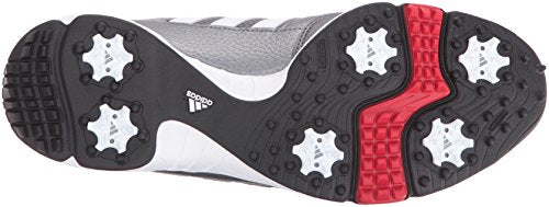adidas Men's Tech Response Golf Shoe, Iron Metallic/White, 8.5 M US