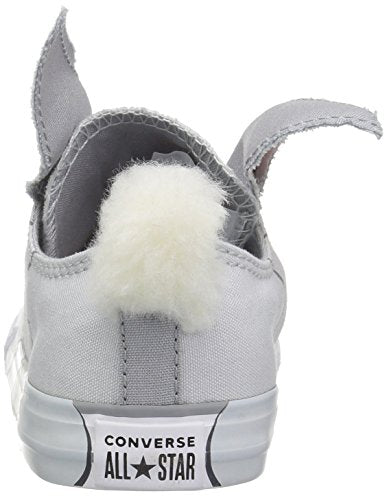 Converse Baby-Girl's Chuck Taylor All Star Creatures Sneaker, Grey/Navy, 3 M US Infant