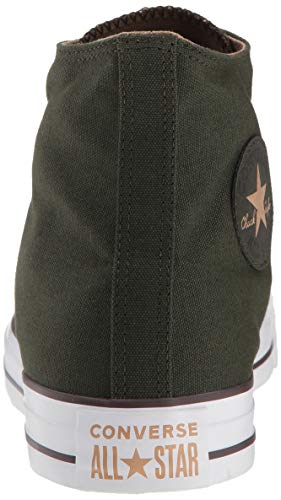 Converse Men's Chuck Taylor All Star 2018 Seasonal High Top Sneaker, Utility Green/Teak/White