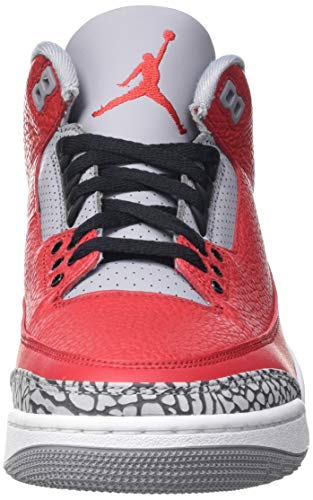 Air Jordan 3 Retro Fire Red Cement Chicago Men CU2277-600 Varsity Red/Cement Gray
