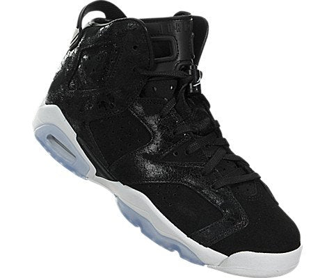 Nike Jordan Air 6 Retro Prem HC GG Kid's Size 5.5/6 Black/White Gym Red