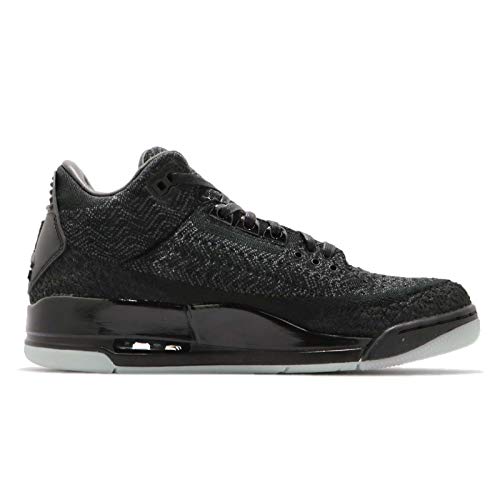Air Jordan 3 Retro Flyknit Talla 10 - Hombre AQ1005-001 Negras Brillan en la oscuridad
