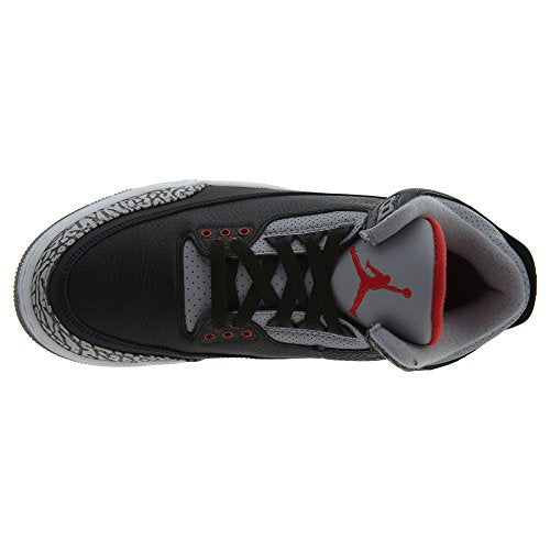 Air Jordan 3 Retro OG Black Cement 2018 Men 854262-001 White Red