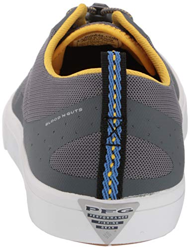 Columbia PFG Dorado CVO PFG Boat Shoe Size Size 12 - Men 176768-033 Grey Steel/Electron Yellow