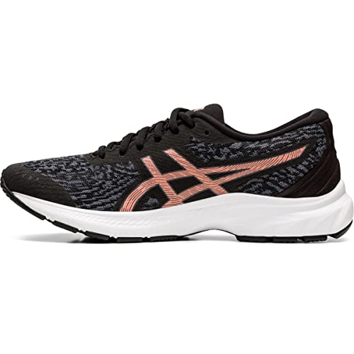 ASICS Women's Gel-Kumo Lyte Shoes, 6, Black/Rose Gold