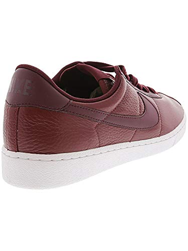 Nike Bruin Leather Team Rojo/Blanco/Maroon nocturno Swoosh - 845056-601 - Talla de hombre 11.5