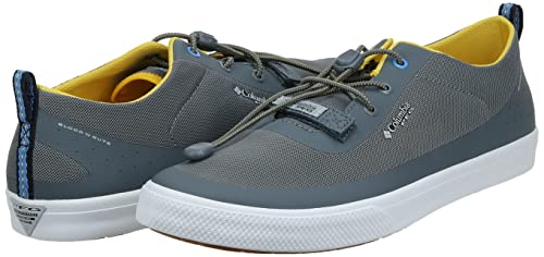 Columbia PFG Dorado CVO PFG Boat Shoe Size Size 12 - Men 176768-033 Grey Steel/Electron Yellow