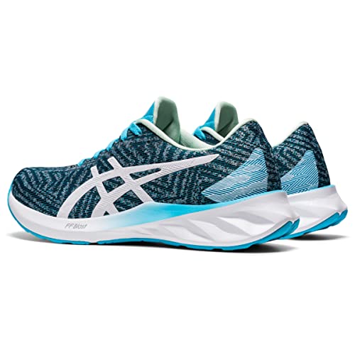 ASICS Women's Roadblast Running Shoes, Aquarium/White