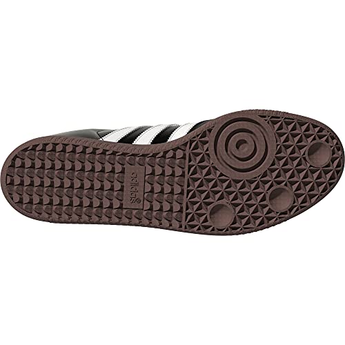 Zapato de fútbol adidas Samba Classic para hombre, negro/blanco, 14 US