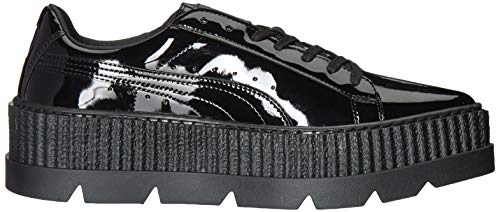 Fenty Puma by Rihanna Mujeres Pointy Creeper Patent Moda Zapatillas Negro